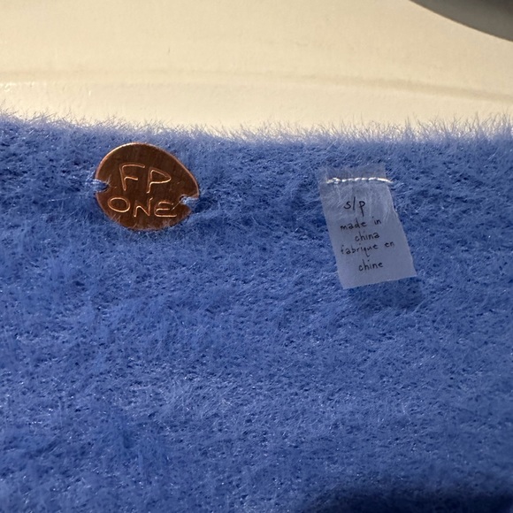 NWT Free People / FP One Cirilla sweater in Blue Iris / new;flawless - Picture 9 of 16